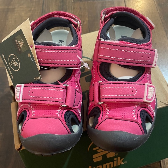 NIB Kamik Water Shoes Sea Turtle Pink Size 6 - Picture 2 of 5